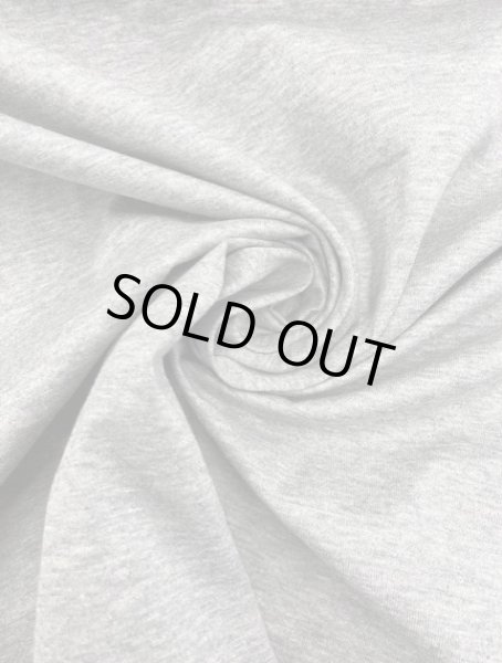 画像7: 生地:コットン霜降り天竺ニット(グレー) (7)