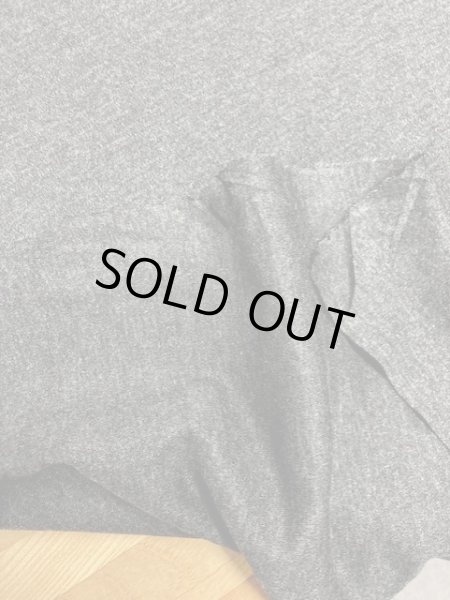 画像3: 生地：シルケット加工天竺ニット（チャコール） (3)