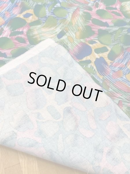 画像3: 生地:デザイナーズプリントコットン(グリーン) (3)