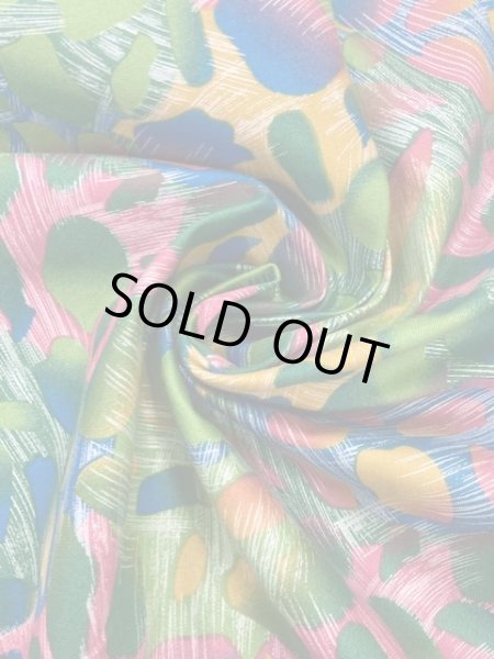 画像6: 生地:デザイナーズプリントコットン(グリーン) (6)