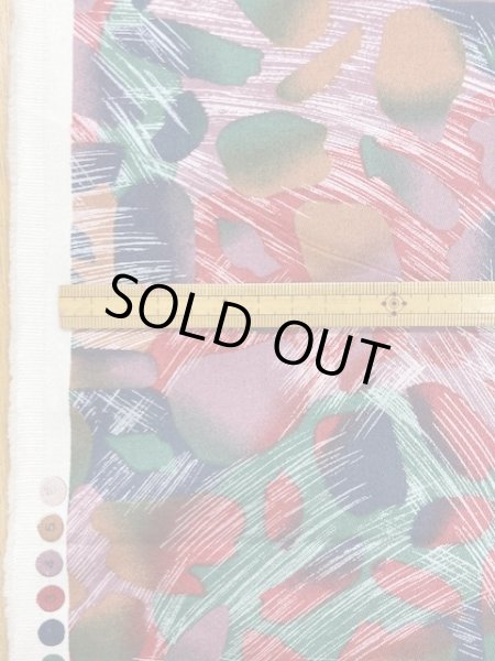 画像2: 生地:デザイナーズプリントコットン(赤) (2)