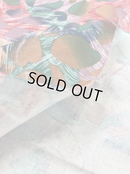 画像4: 生地:デザイナーズプリントコットン(赤) (4)