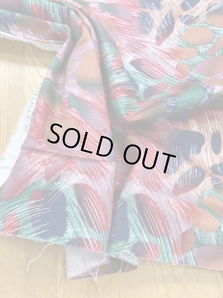 画像5: 生地:デザイナーズプリントコットン(赤) (5)