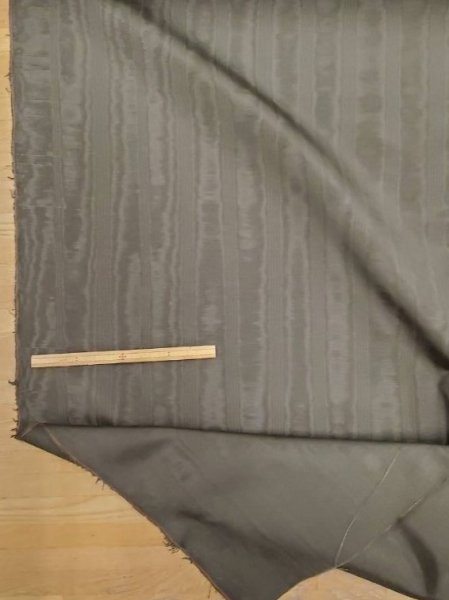 画像2: 生地:綿モアレ(カーキ) (2)