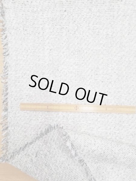 画像3: 生地:綿ツイード(白/黒) (3)