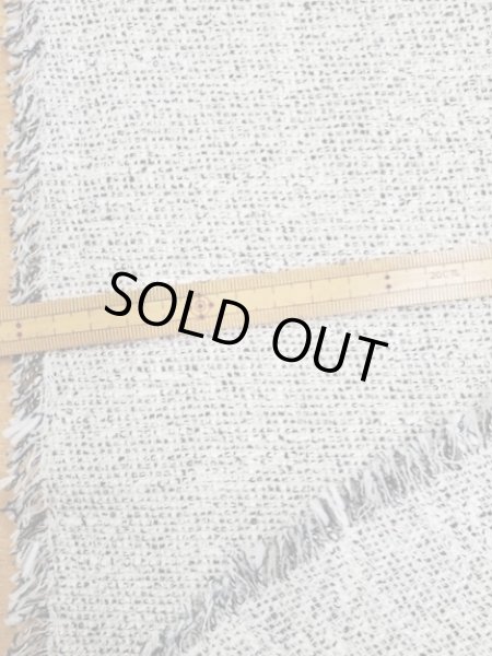 画像4: 生地:綿ツイード(白/黒) (4)