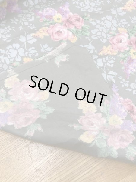 画像3: 生地:花柄コットン(カーキ/ピンク) (3)