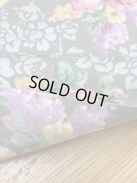 画像4: 生地:花柄コットン(カーキ/ピンク) (4)