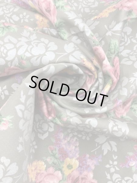 画像6: 生地:花柄コットン(カーキ/ピンク) (6)