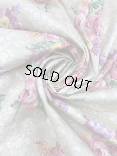 画像6: 生地:花柄コットン(ベージュ/ピンク) (6)