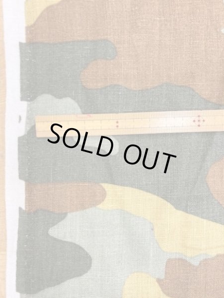 画像2: 生地:迷彩柄リネン(グリーン) (2)