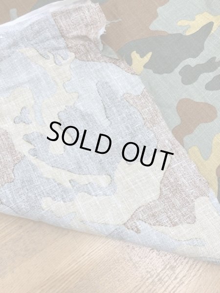 画像3: 生地:迷彩柄リネン(グリーン) (3)