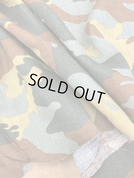 画像5: 生地:迷彩柄リネン(グリーン) (5)