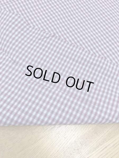 画像3: 生地:チェック柄コットン(あずき) (3)