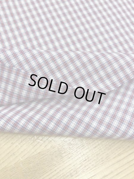 画像4: 生地:チェック柄コットン(あずき) (4)