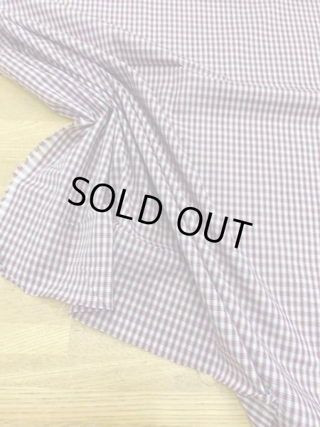 画像5: 生地:チェック柄コットン(あずき) (5)