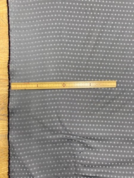 画像1: 生地：ジャガードキュプラ裏地（グレー／ライトグレー） (1)