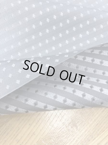 画像4: 生地:ジャガードキュプラ裏地(グレー/ライトグレー) (4)