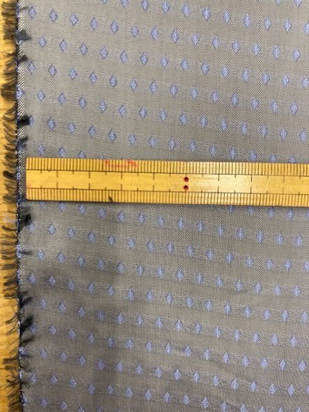画像2: 生地:ジャガードキュプラ裏地(グレー/水色) (2)