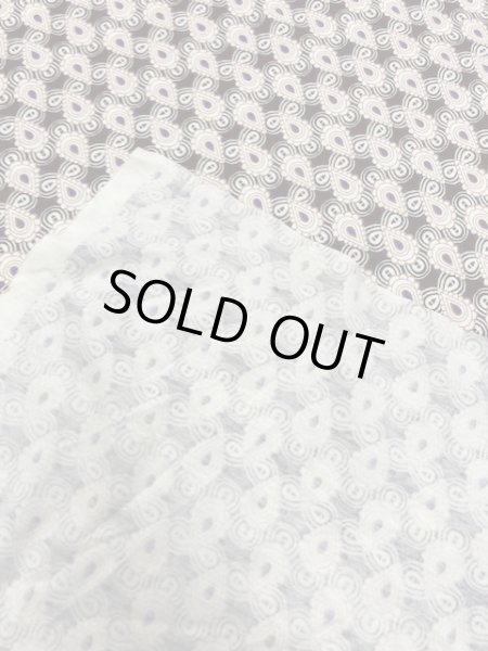 画像3: 生地:エスニックプリント綿スムースニット(茶) (3)