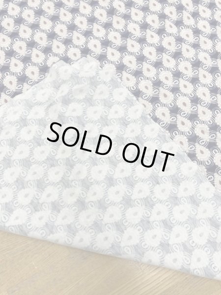 画像3: 生地：エスニックプリント綿スムースニット（紺） (3)