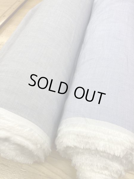 画像7: 生地:ピンストライプ柄コットン(紺) (7)