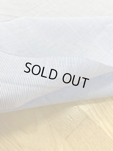 画像4: 生地:ピンストライプ柄コットン(ブルー) (4)