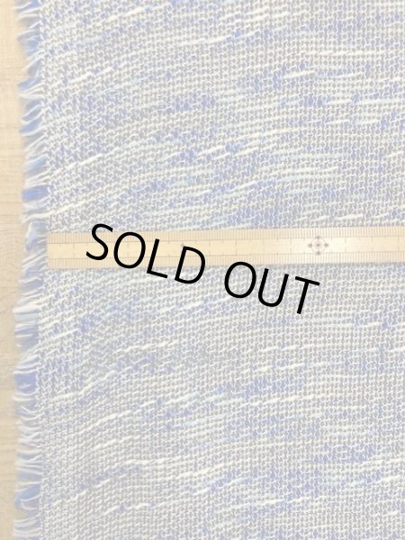 画像2: 生地:綿ツイード(ブルー) (2)