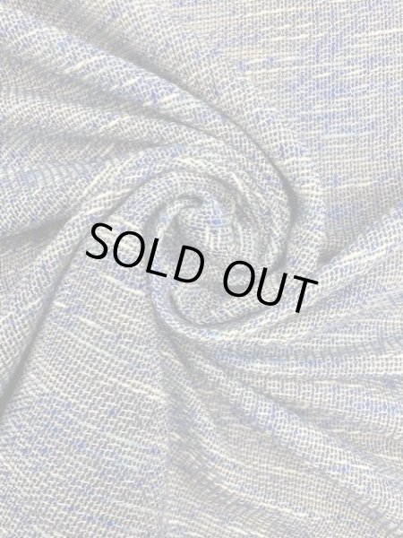 画像6: 生地:綿ツイード(ブルー) (6)