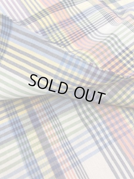 画像4: 生地:チェック柄コットン(生成/カラー) (4)