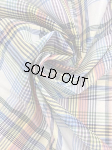 画像6: 生地:チェック柄コットン(生成/カラー) (6)