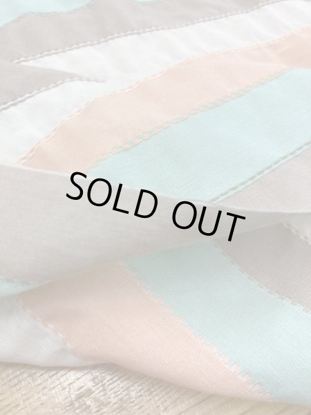 画像4: 生地:4色ボーダー織りコットン (4)