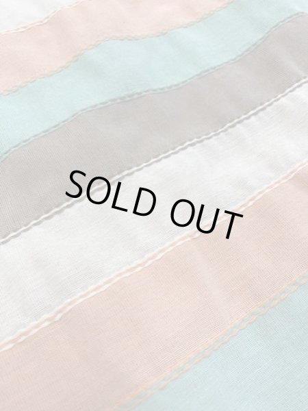 画像5: 生地:4色ボーダー織りコットン (5)