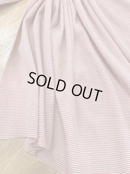 画像5: 生地：ミニワッフルニット（オレンジ） (5)