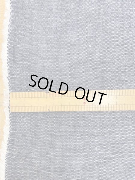 画像2: 生地:綿麻デニム(紺) (2)