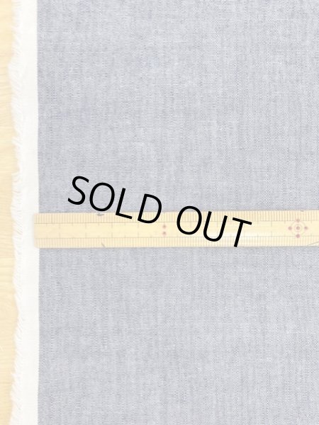 画像2: 生地:綿麻シャンブレー(濃紺) (2)