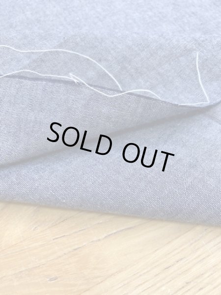 画像3: 生地:綿麻シャンブレー(濃紺) (3)