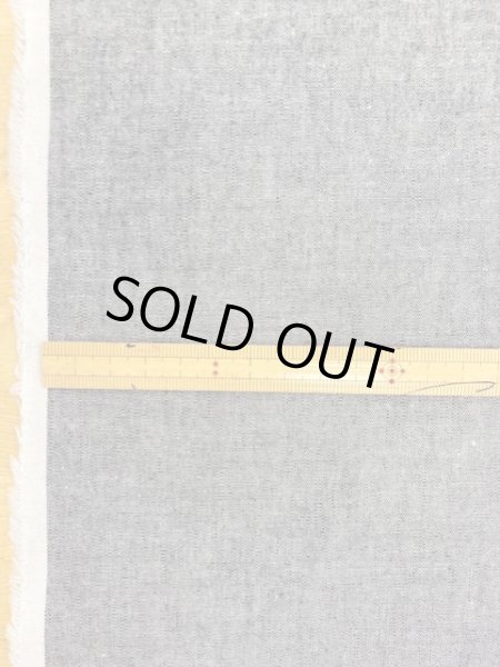 画像2: 生地:綿麻シャンブレー(黒) (2)