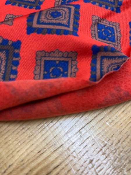 画像4: 生地:ポリエステルプリントニット(赤) (4)