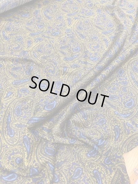 画像7: 生地:ペイズリー柄綿ストレッチ天竺 (7)
