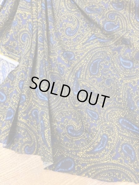 画像6: 生地:ペイズリー柄綿ストレッチ天竺 (6)