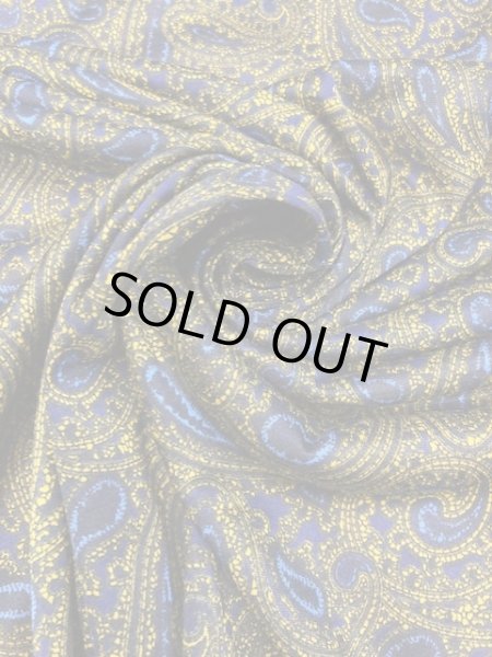 画像8: 生地:ペイズリー柄綿ストレッチ天竺 (8)