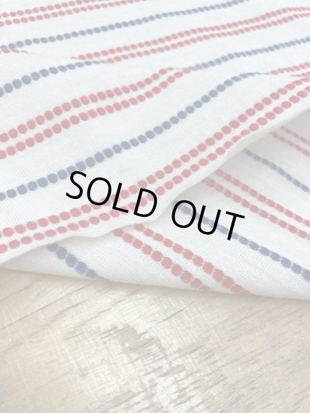 画像4: 生地:点点ボーダー柄天竺ニット(生成) (4)