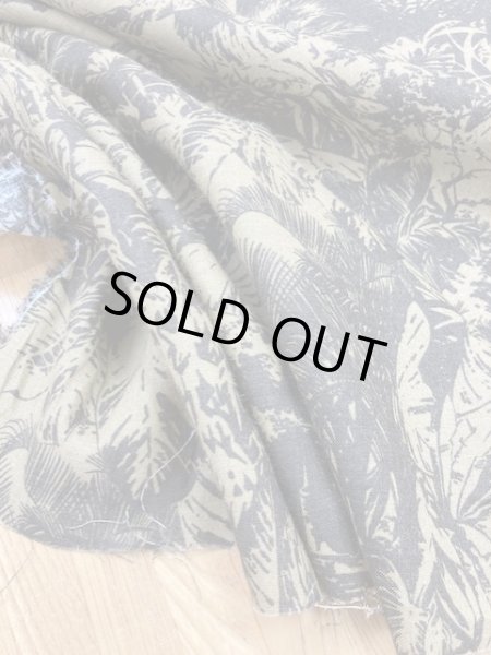 画像5: 生地:葉っぱ柄リネン(ベージュ/茶) (5)