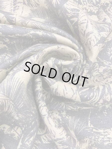 画像6: 生地:葉っぱ柄リネン(ベージュ/茶) (6)