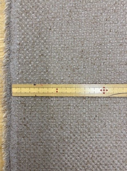 画像2: 生地:地模様ポリエステル(濃ベージュ) (2)