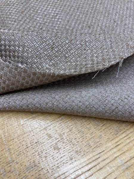 画像4: 生地:地模様ポリエステル(濃ベージュ) (4)