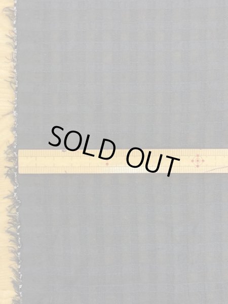 画像2: 生地:格子柄コットン(濃紺) (2)