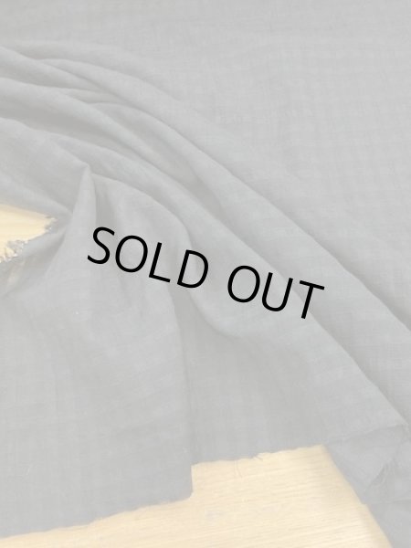 画像5: 生地:格子柄コットン(濃紺) (5)