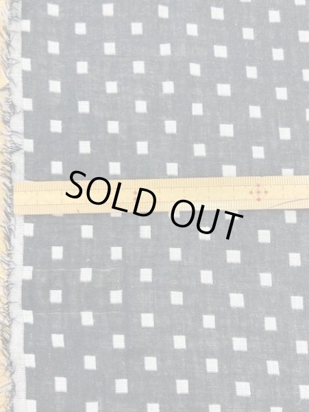 画像3: 生地:スクエア綿ダブルガーゼ (黒/白) (3)